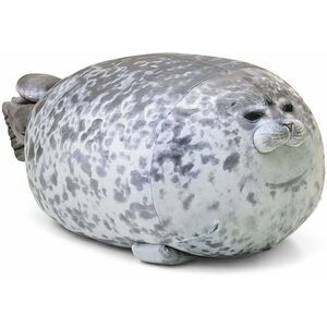 MerryXD Chubby Blob Seal Pillow,Stuffed Cotton Plush Animal Toy Cute Ocean Larg